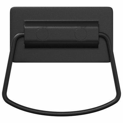 Schrankgriffe 12 pcs Schwarz 85 x 45 mm Metall