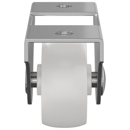 Bockrolle 2 pcs Weiß 42 x 11,5 x 29 mm Eisen