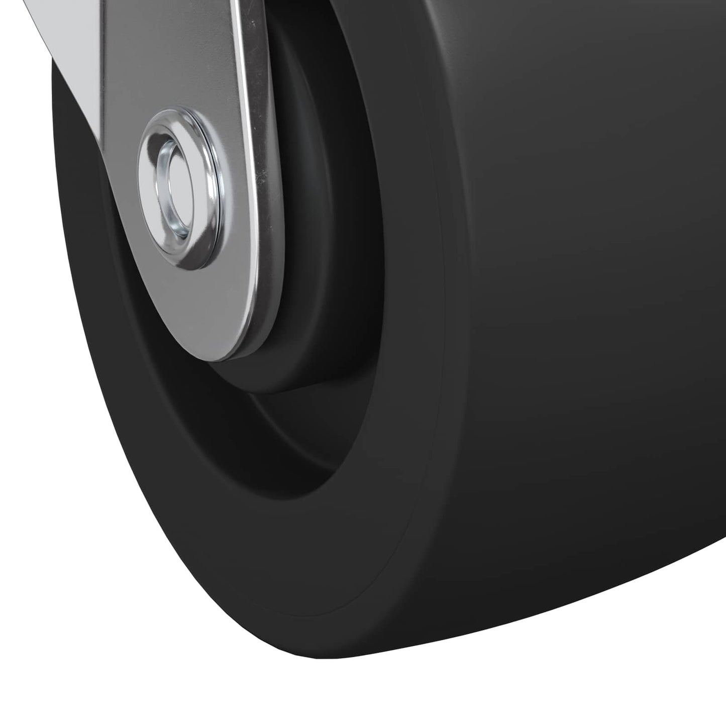 Bockrolle 12 pcs Schwarz und Silber 50,7 x 50,7 x 24,4 mm