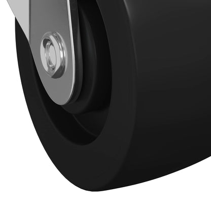 Drehrolle 12 pcs Silber 60 x 60 x 50 mm Eisen und Nylon