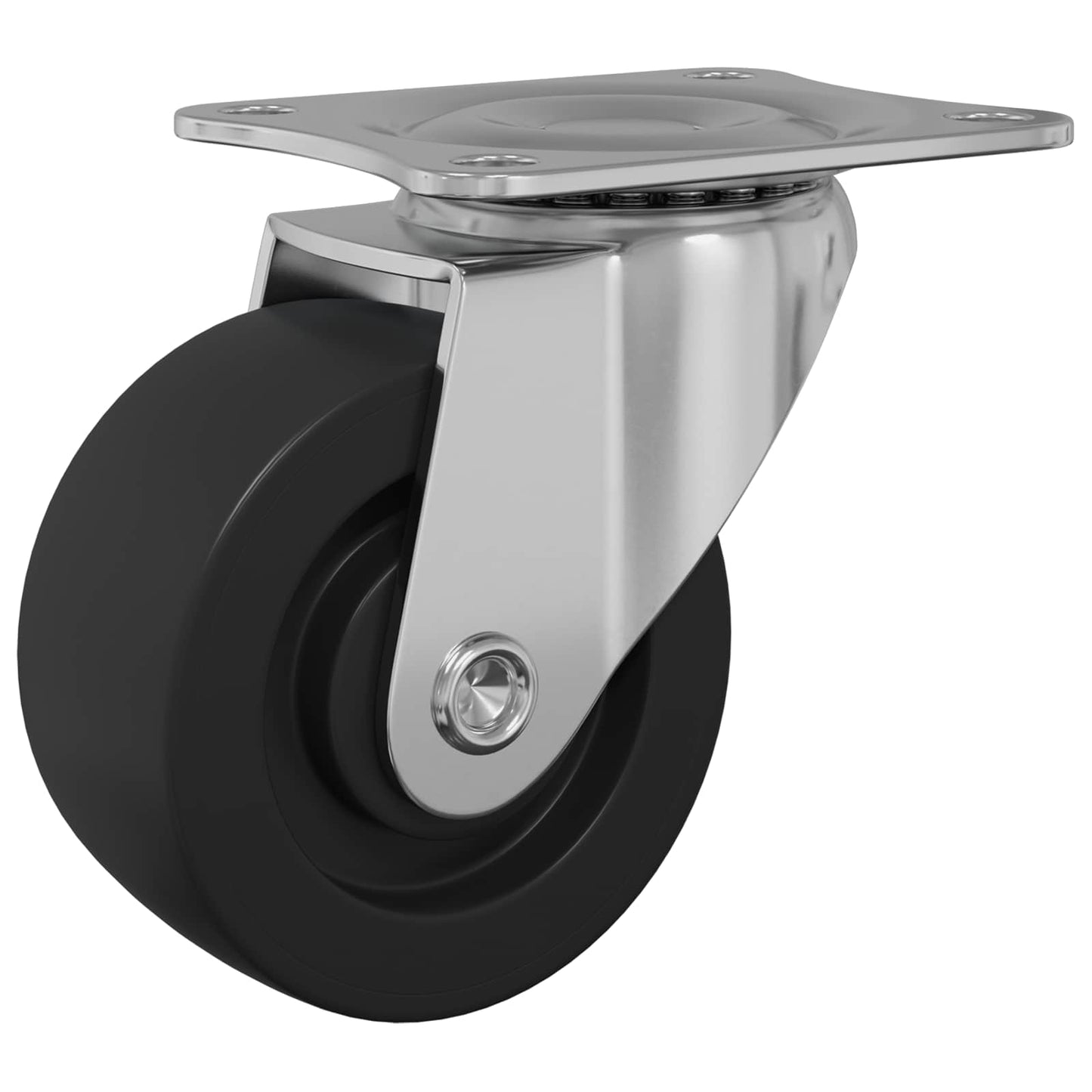 Drehrolle 12 pcs Silber 60 x 60 x 50 mm Eisen und Nylon