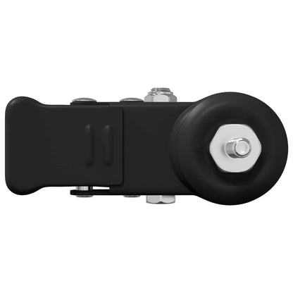 Rollen 12 pcs Schwarz M6 x 37 mm Eisen und Nylon