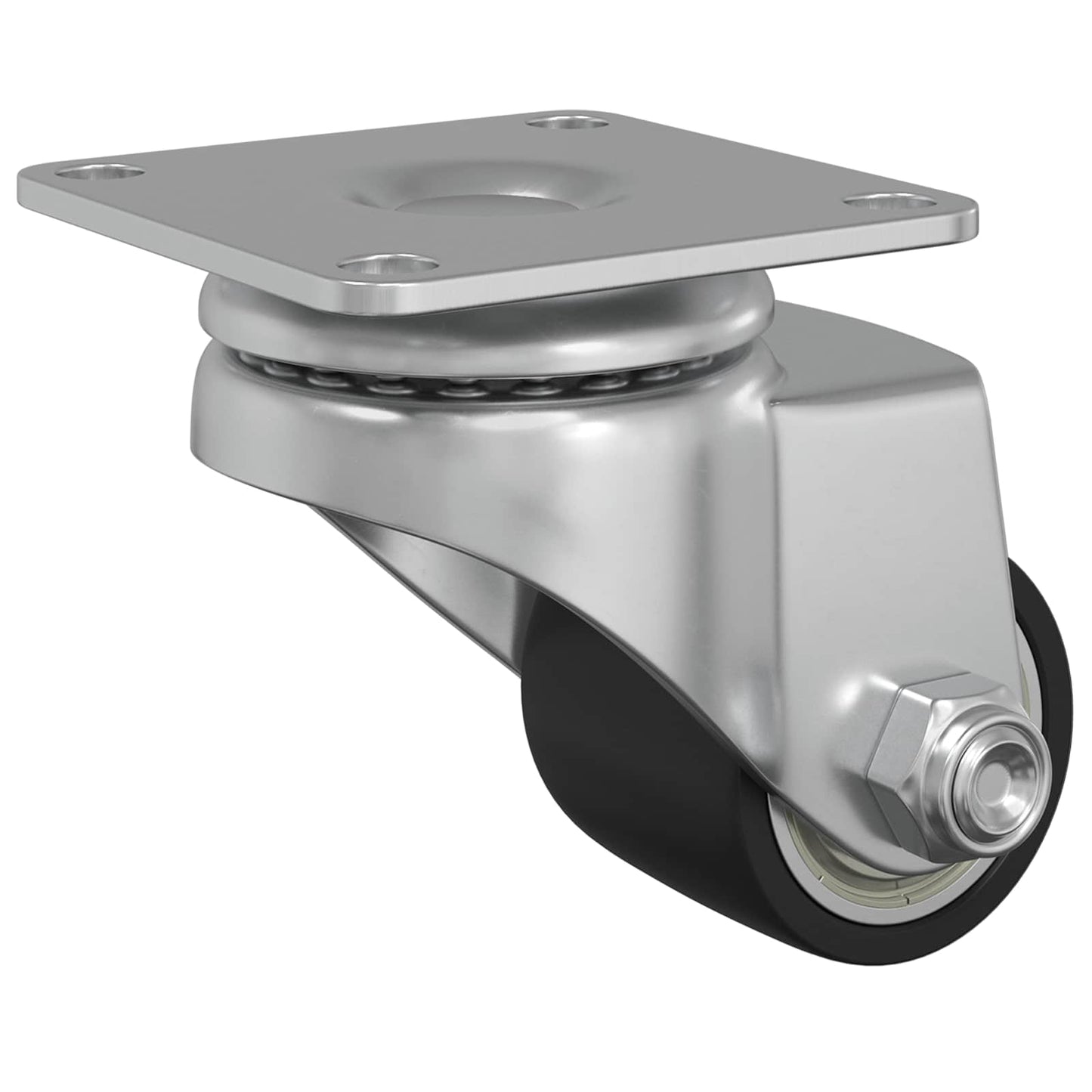 Bockrolle 2 pcs Silber 44,1 x 44,1 x 1,95 mm Nylon