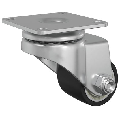 Bockrolle 12 pcs Silber 44,1 x 44,1 x 1,95 mm Nylon