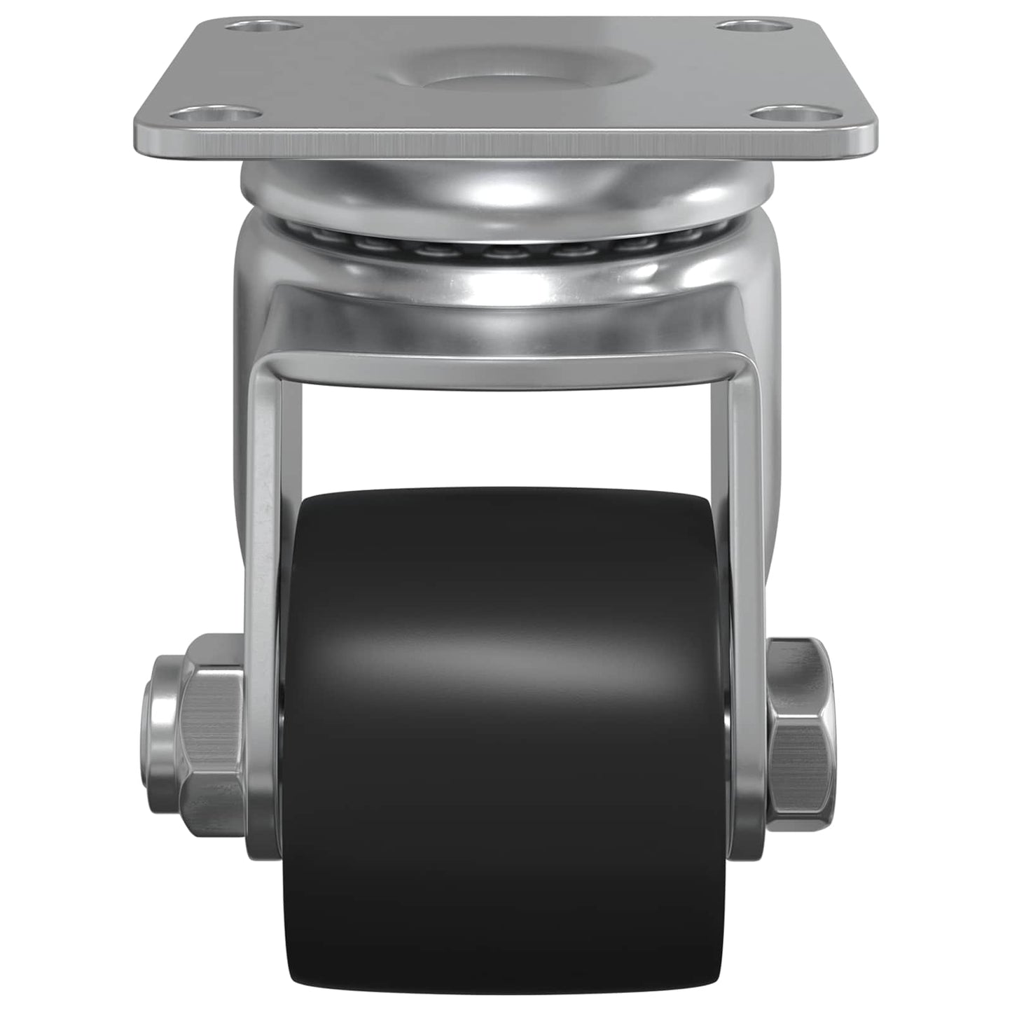 Bockrolle 12 pcs Silber 44,1 x 44,1 x 1,95 mm Nylon