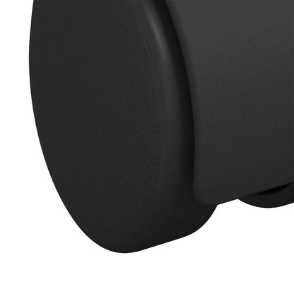 Rollen 2 pcs Schwarz 40,1 x 37,8 mm PP und Eisen