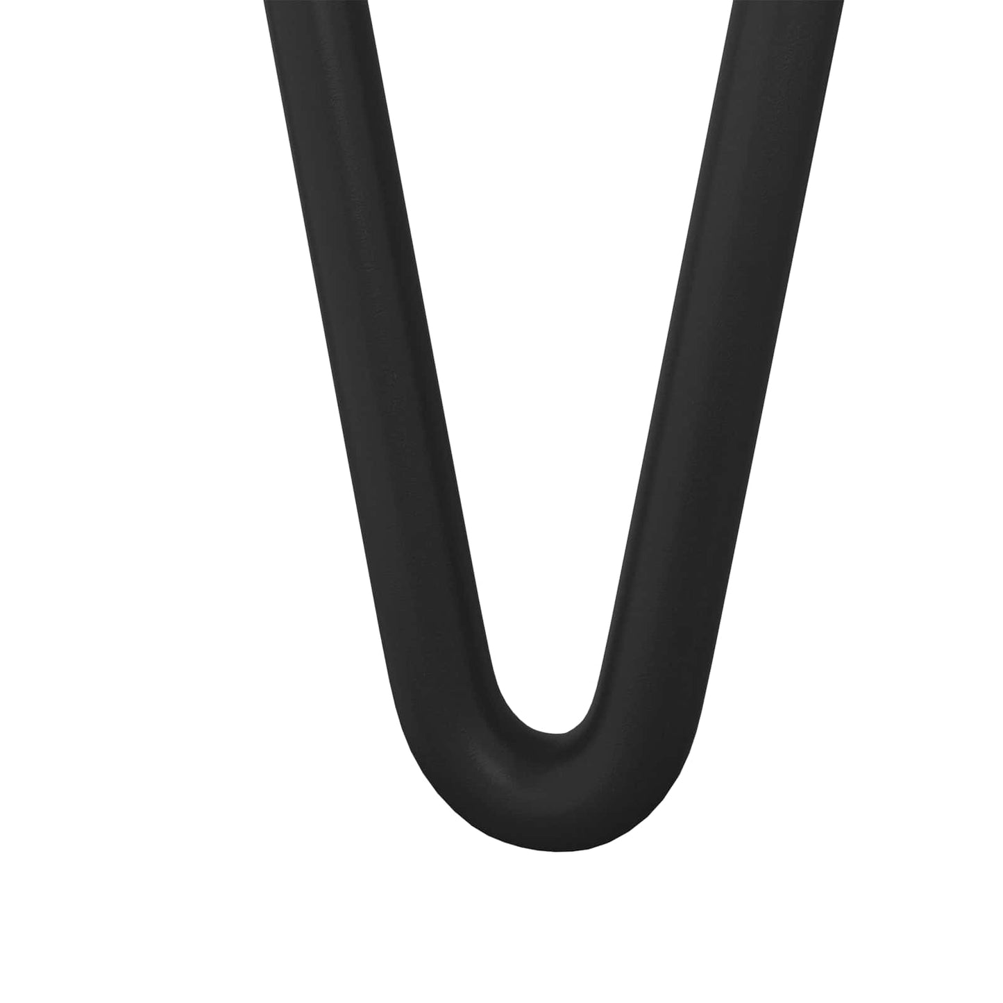 Möbelbein 2 pcs Schwarz 54,1 x 54,1 x 100 mm Eisen