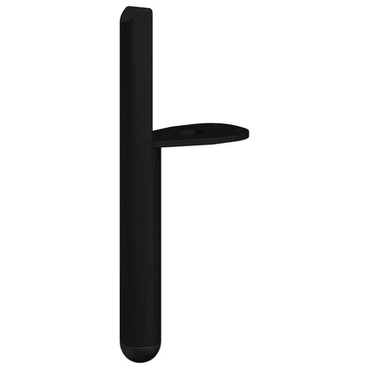 Möbelbeine 2 pcs Schwarz 66 x 36 x 160 mm Eisen