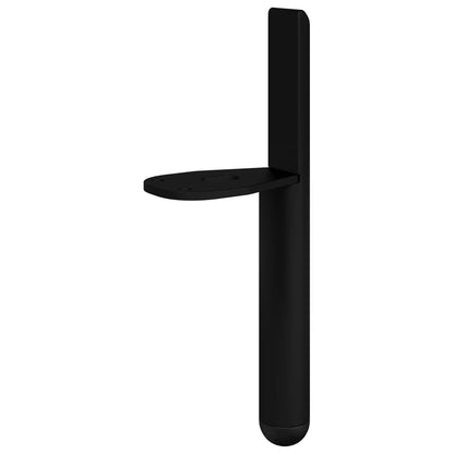 Möbelbeine 2 pcs Schwarz 66 x 36 x 160 mm Eisen