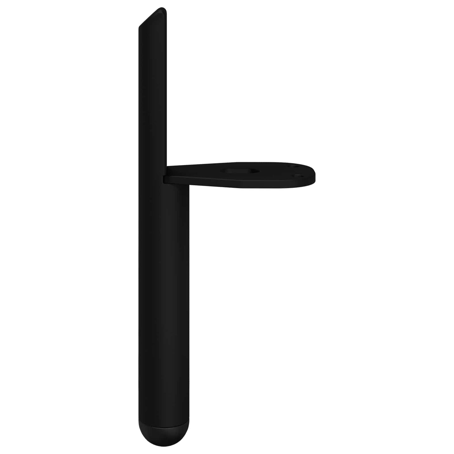 Möbelbeine 2 pcs Schwarz 66 x 36 x 160 mm Eisen