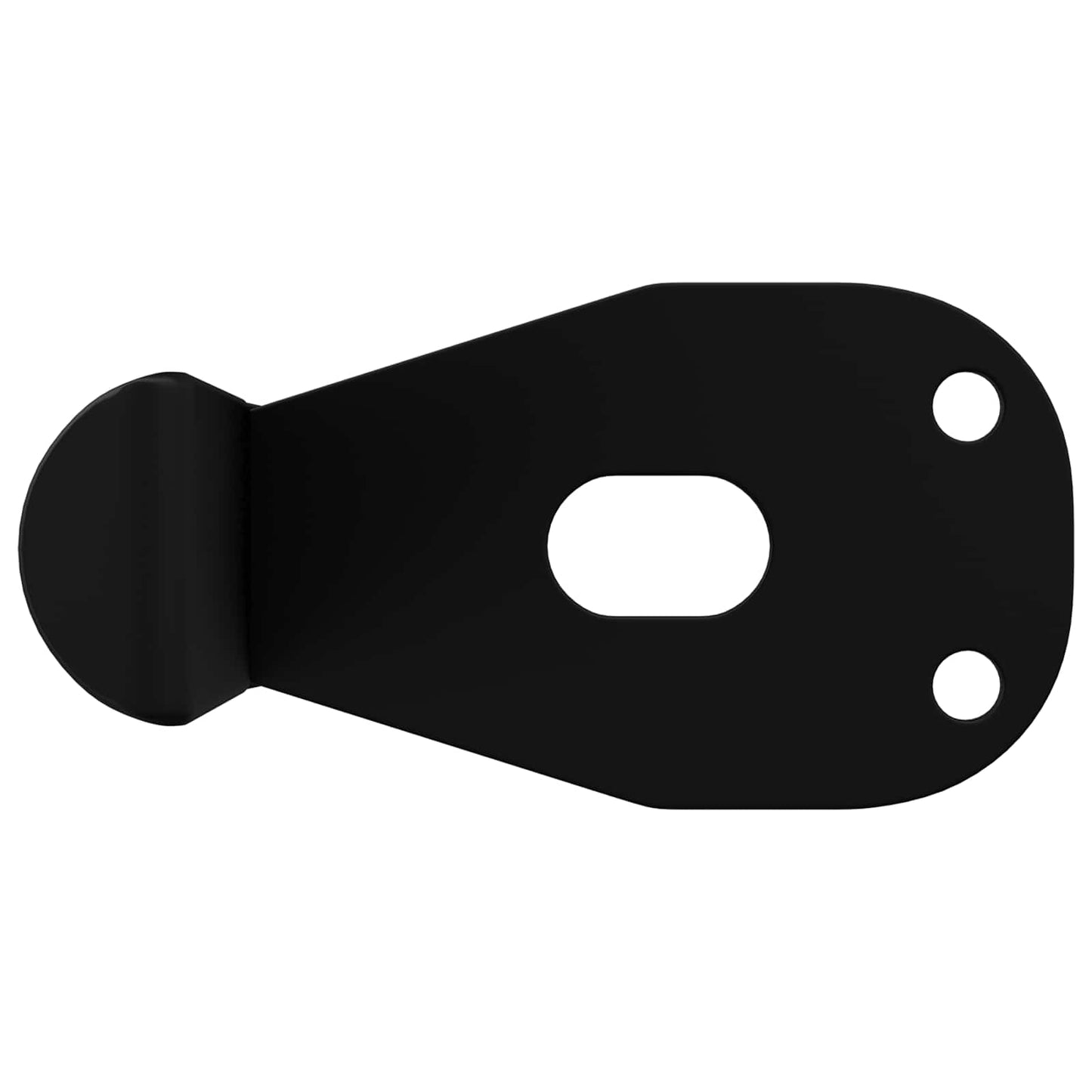 Möbelbeine 2 pcs Schwarz 66 x 36 x 160 mm Eisen