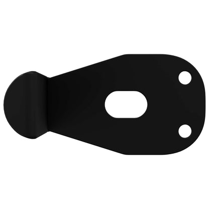 Möbelbeine 2 pcs Schwarz 66 x 36 x 160 mm Eisen