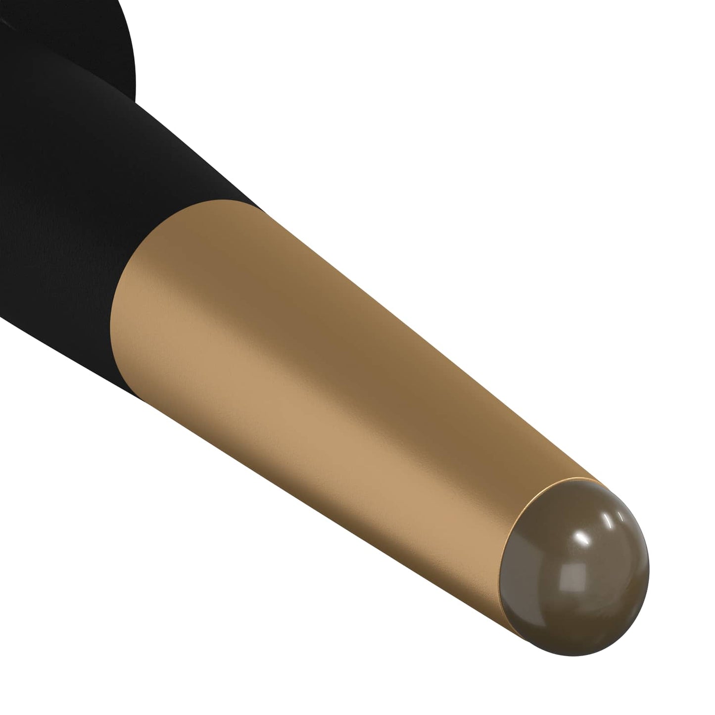 Möbelbeine 12 pcs Schwarz und Gold Ø 40 x 98 mm Eisen