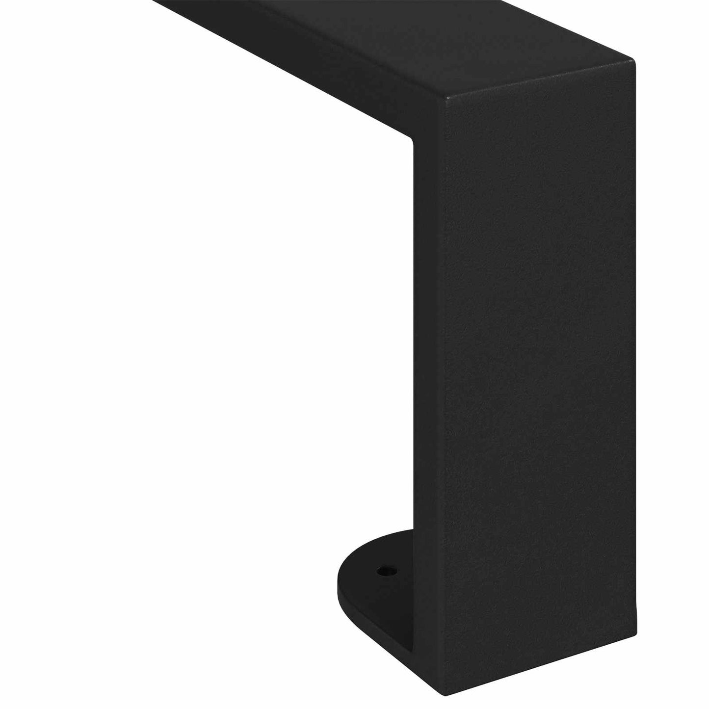 Möbelbeine 12 pcs Schwarz 376 x 40,5 x 100 mm Eisen