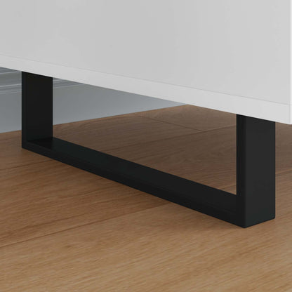 Möbelbeine 12 pcs Schwarz 376 x 40,5 x 100 mm Eisen