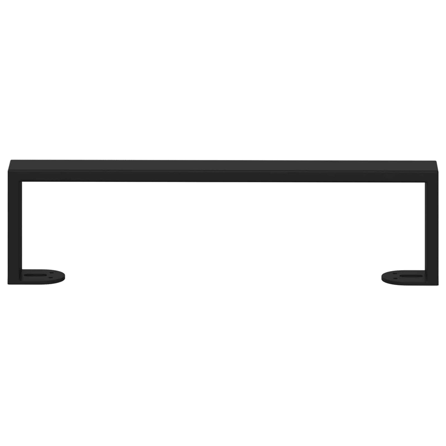 Möbelbeine 12 pcs Schwarz 376 x 40,5 x 100 mm Eisen