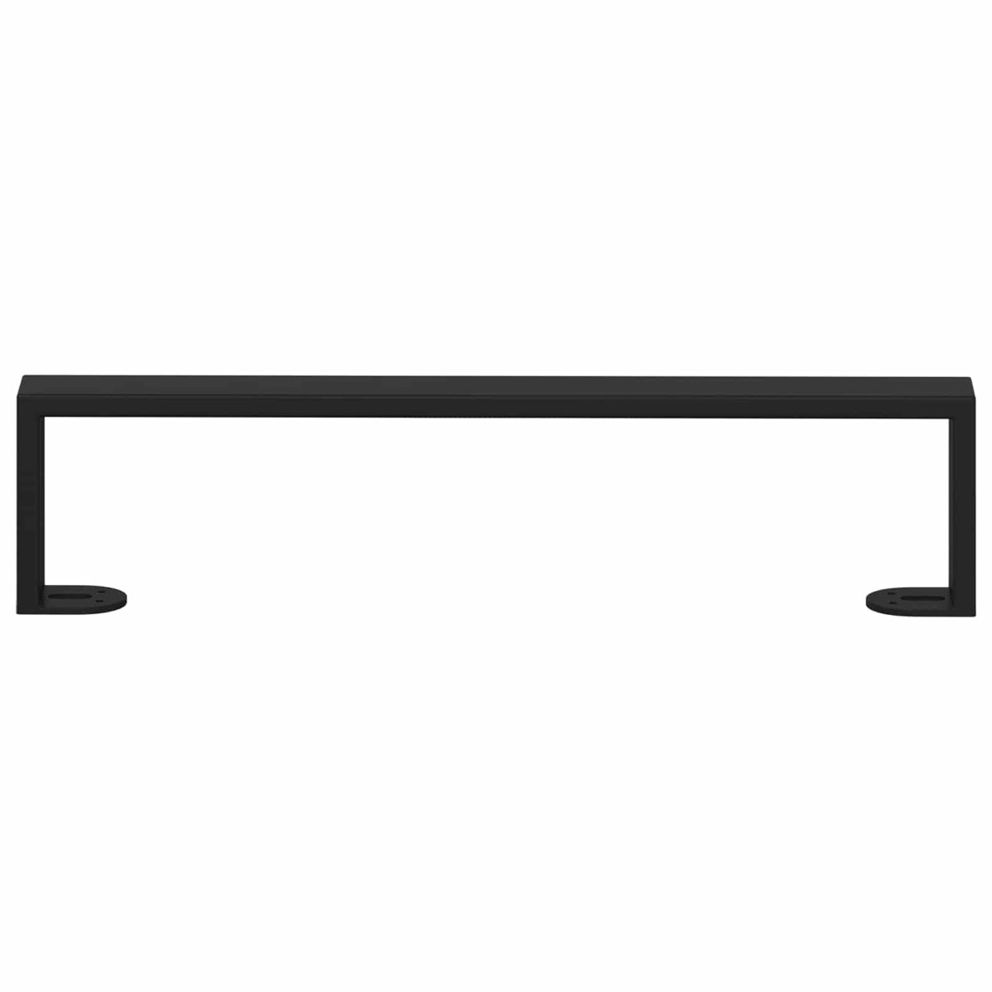 Möbelbeine 12 pcs Schwarz 436 x 40,5 x 100 mm Eisen