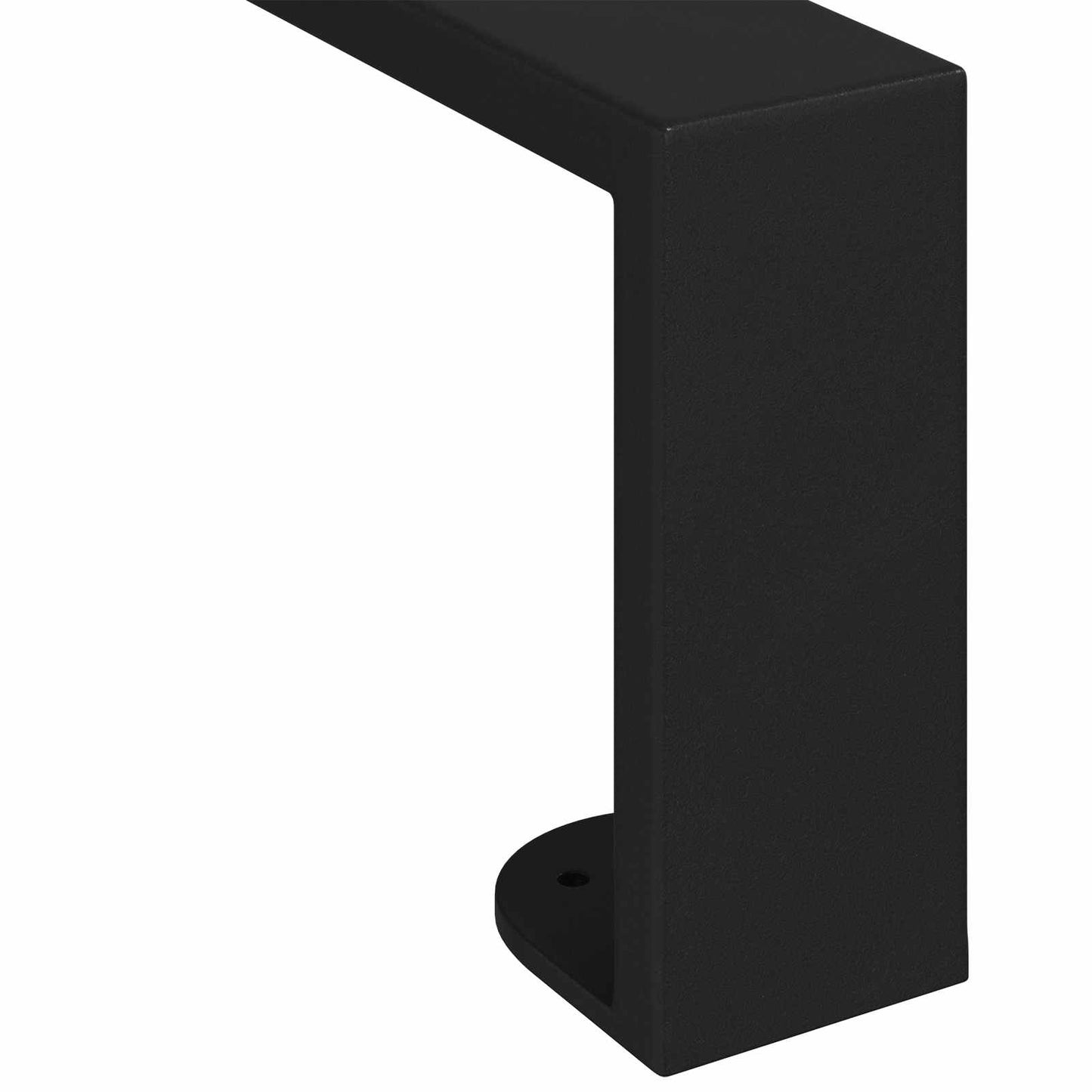 Möbelbeine 12 pcs Schwarz 596 x 40,5 x 100 mm Eisen