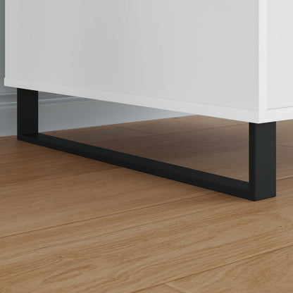 Möbelbeine 12 pcs Schwarz 596 x 40,5 x 100 mm Eisen