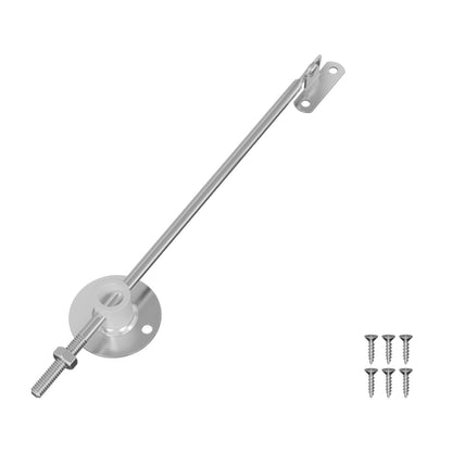 Deckelstützscharnier 12 pcs Silber 194 x 36 x 18 mm Eisen