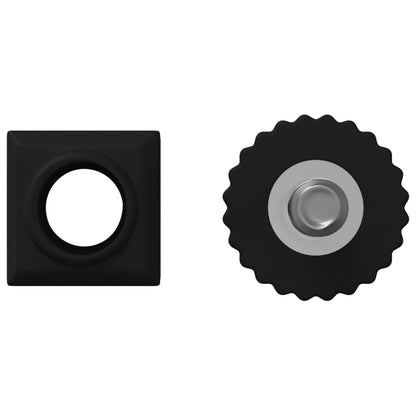 Möbel Leveler Verstellbar 2 pcs Schwarz M6 PP