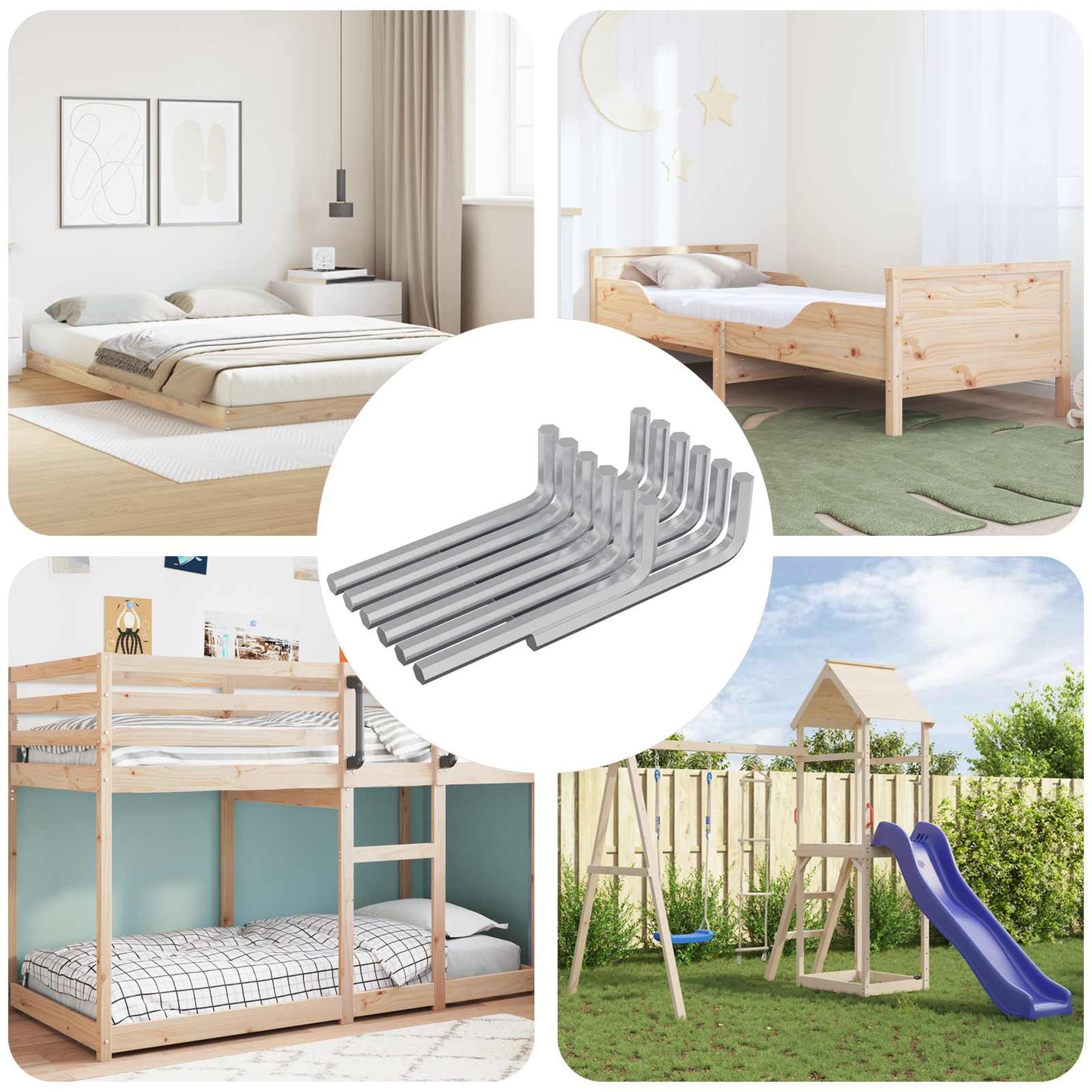 Inbusschlüssel 1800 pcs Silber 32 x 86 mm Stahl