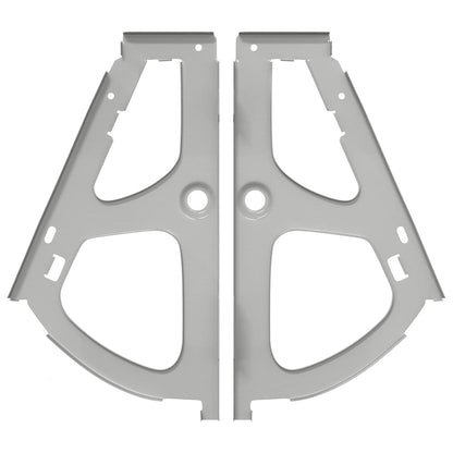 Klappenscharnier 2 pcs Silber 235 x 155 x 30 mm Eisen