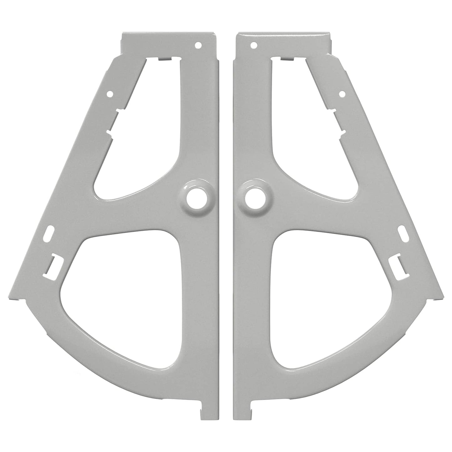 Klappenscharnier 2 pcs Silber 235 x 155 x 30 mm Eisen