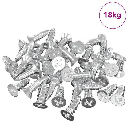 Spiegel Halterungsbracket 340 pcs Nickel 35 x 30 x 8,3 mm Stahl