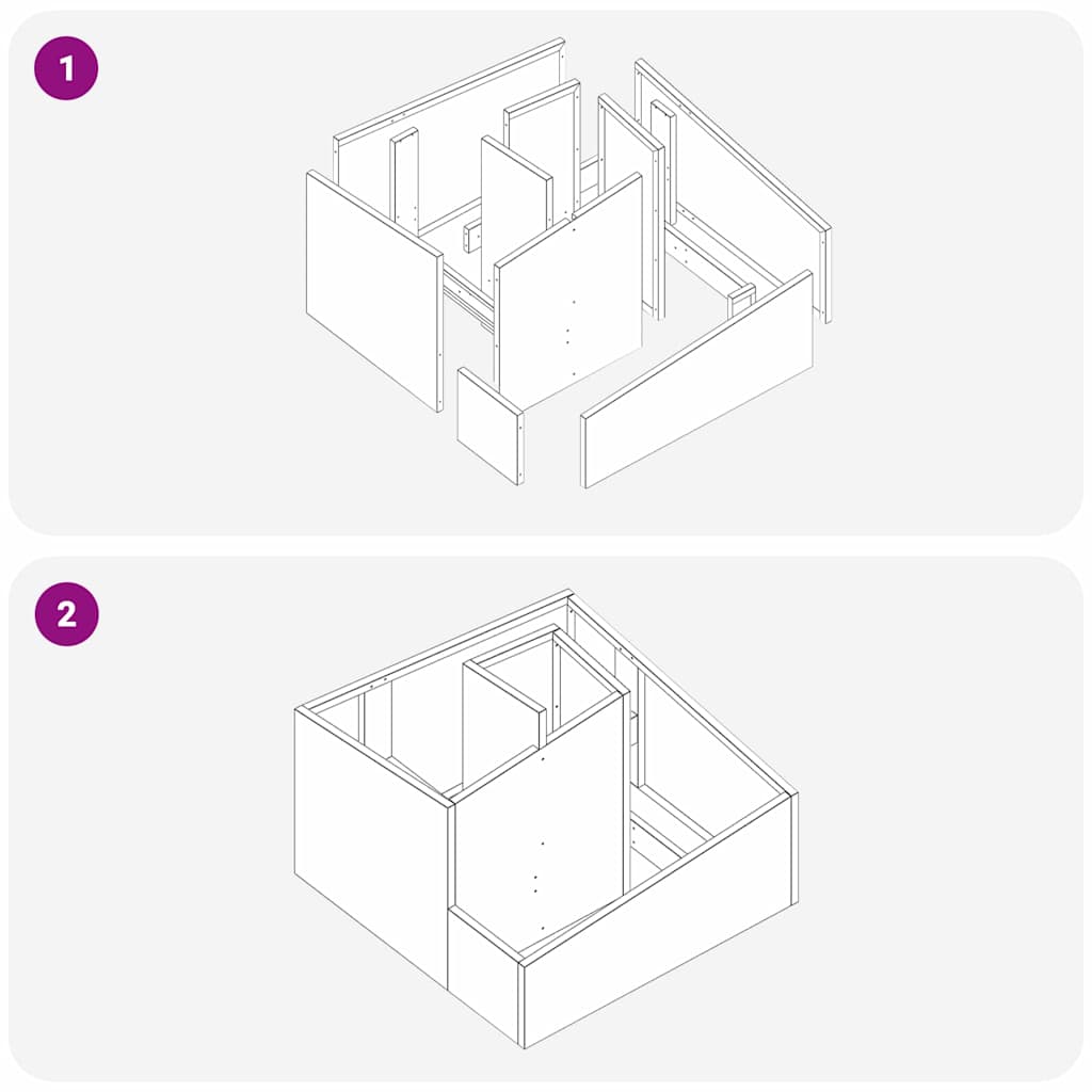 vidaXL Garten-Pflanzgefäß Schwarz 60 x 60 x 50 cm Kaltgewalzter Stahl