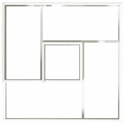 vidaXL Garten-Pflanzgefäß Weiß 80 x 80 x 50 cm Kaltgewalzter Stahl