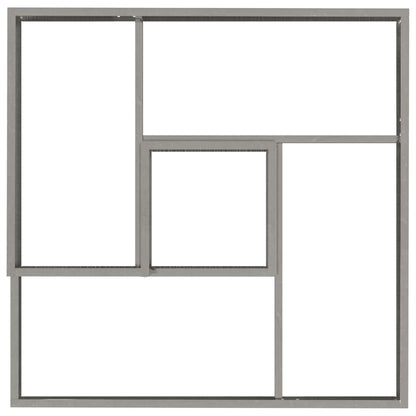 vidaXL Garten-Pflanzgefäß Silber 80 x 80 x 50 cm Edelstahl