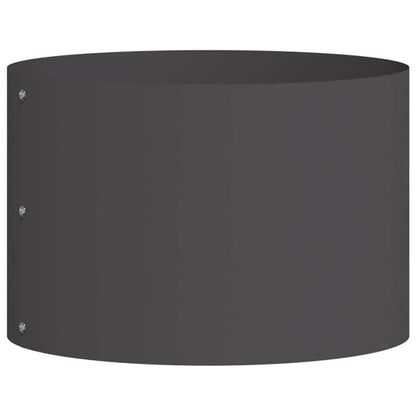 vidaXL Pflanzenring Schwarz 30 x 30 x 20 cm Kaltgewalzter Stahl