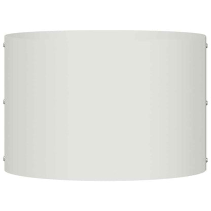 vidaXL Anneau de jardin surélevé blanc 30 x 30 x 20 cm Acier laminé à froid