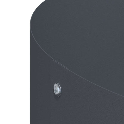 Pflanzenring Anthrazit 30 x 30 x 20 cm Kaltgewalzter Stahl