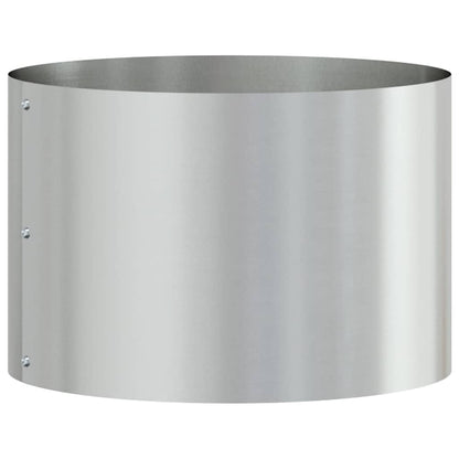vidaXL Anneau pour plantes Argenté 30 x 30 x 20 cm Acier galvanisé