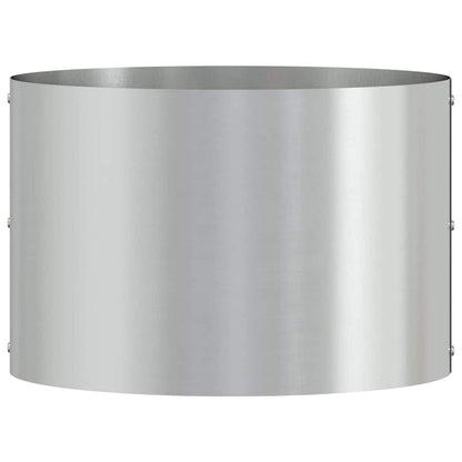 vidaXL Anneau pour plantes Argenté 30 x 30 x 20 cm Acier galvanisé