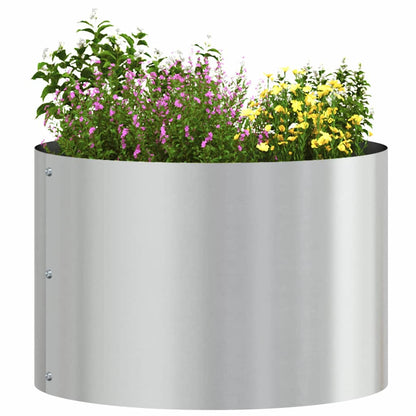 vidaXL Anneau pour plantes Argenté 30 x 30 x 20 cm Acier galvanisé