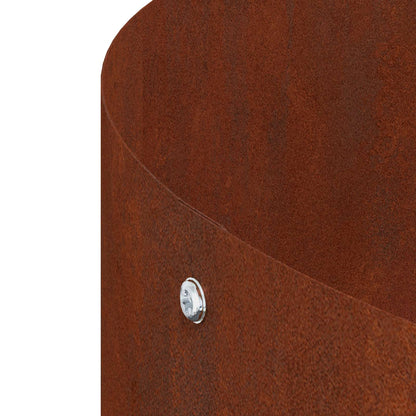 Pflanzenring Braun 30 x 30 x 20 cm Wetterfeststahl