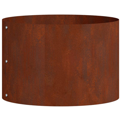 Pflanzenring Braun 30 x 30 x 20 cm Wetterfeststahl