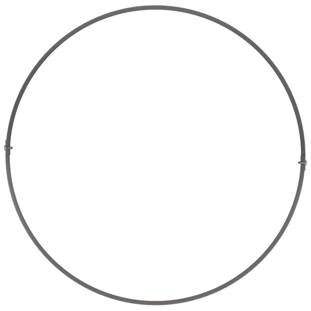 Pflanzenring Schwarz 40 x 40 x 20 cm Kaltgewalzter Stahl