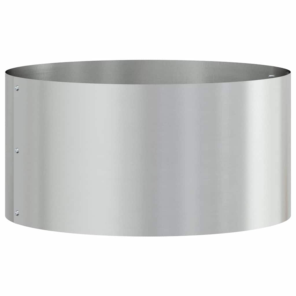 vidaXL Pflanzenring 5 pcs Silber 40 x 40 x 20 cm Verzinkter Stahl