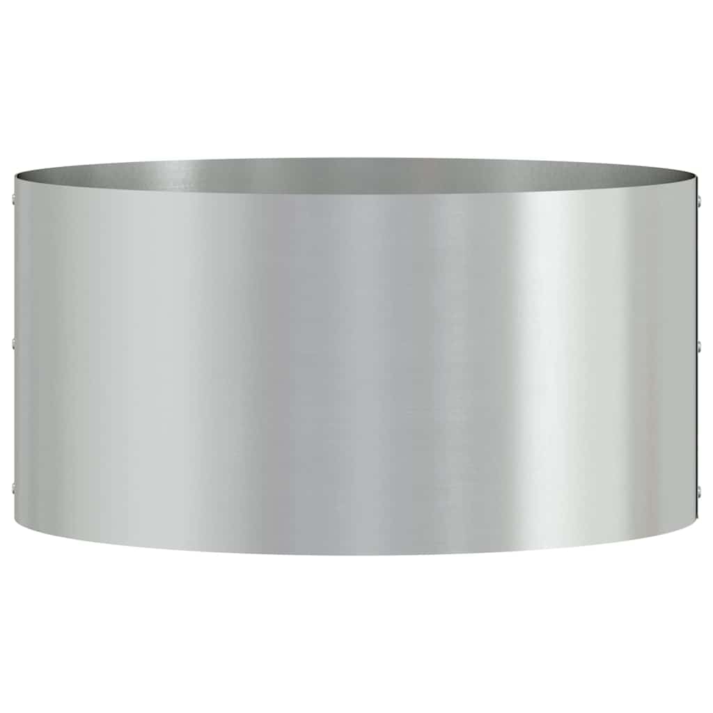 vidaXL Pflanzenring 5 pcs Silber 40 x 40 x 20 cm Verzinkter Stahl