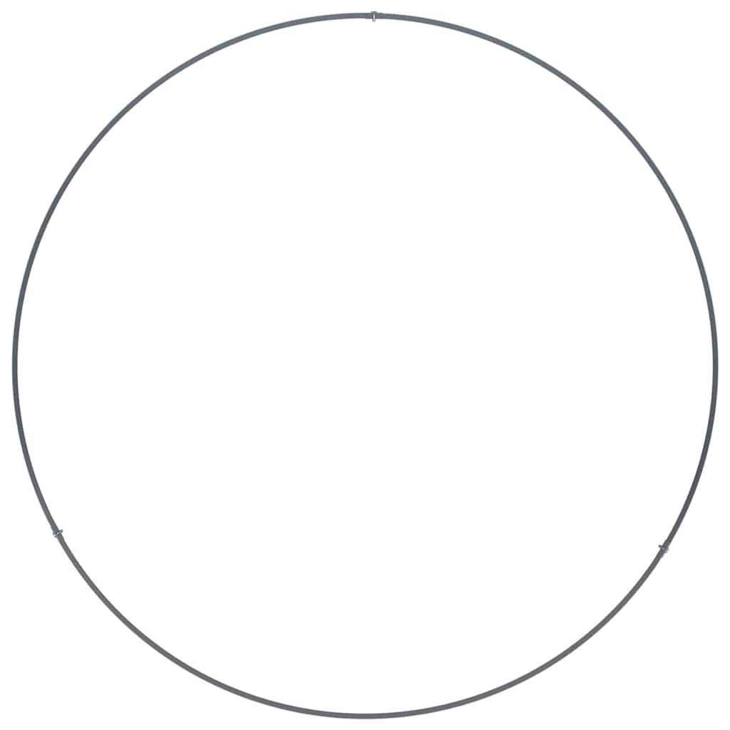 Pflanzenring Anthrazit 80 x 80 x 20 cm Kaltgewalzter Stahl