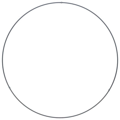 Pflanzenring Anthrazit 80 x 80 x 20 cm Kaltgewalzter Stahl