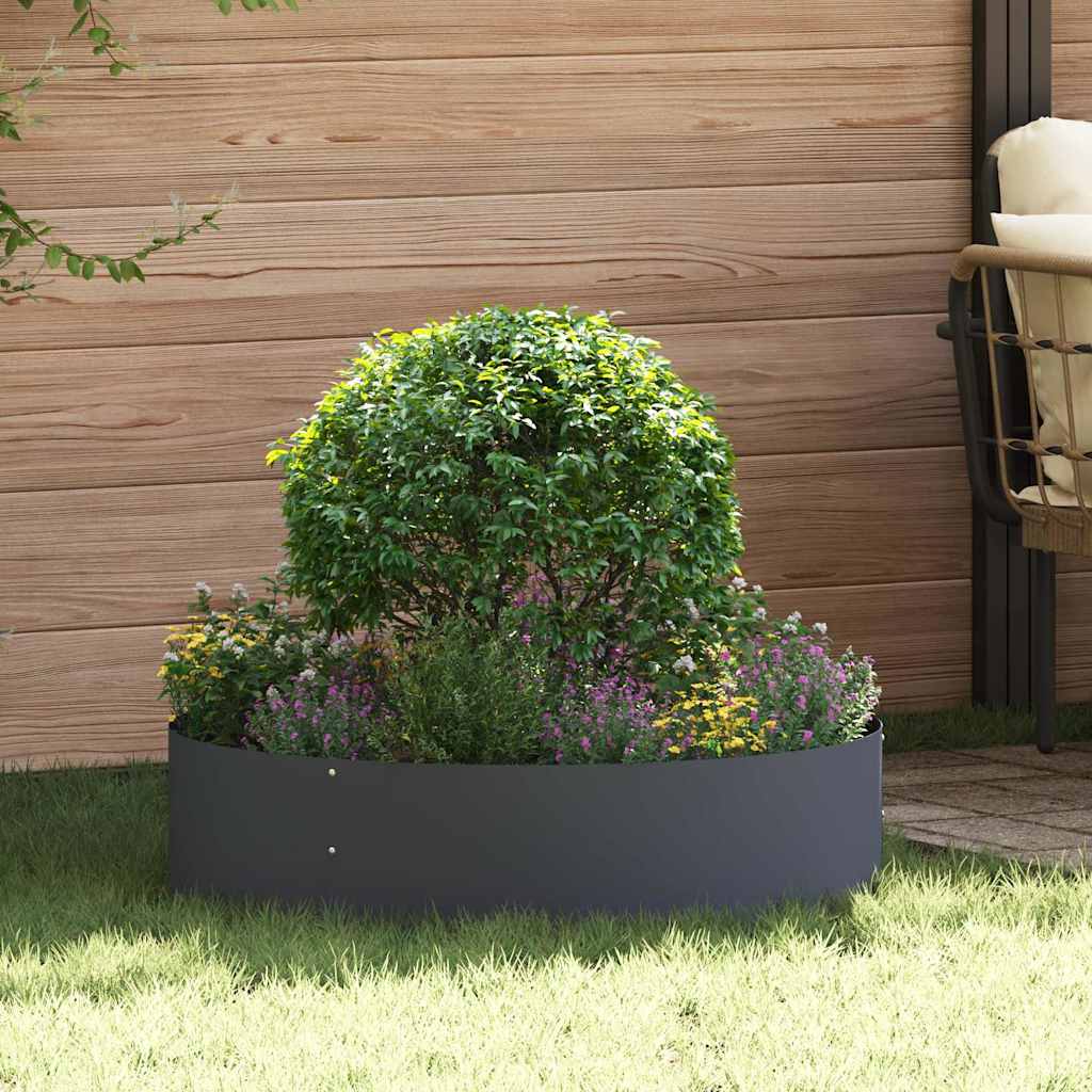 vidaXL Pflanzenring 5 pcs Anthrazit 80 x 80 x 20 cm