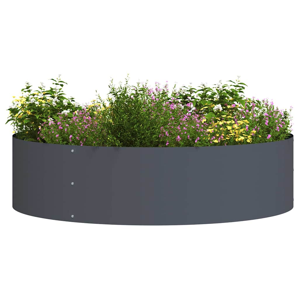 vidaXL Pflanzenring 5 pcs Anthrazit 80 x 80 x 20 cm