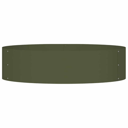 Pflanzenring Olive Grün 80 x 80 x 20 cm Kaltgewalzter Stahl