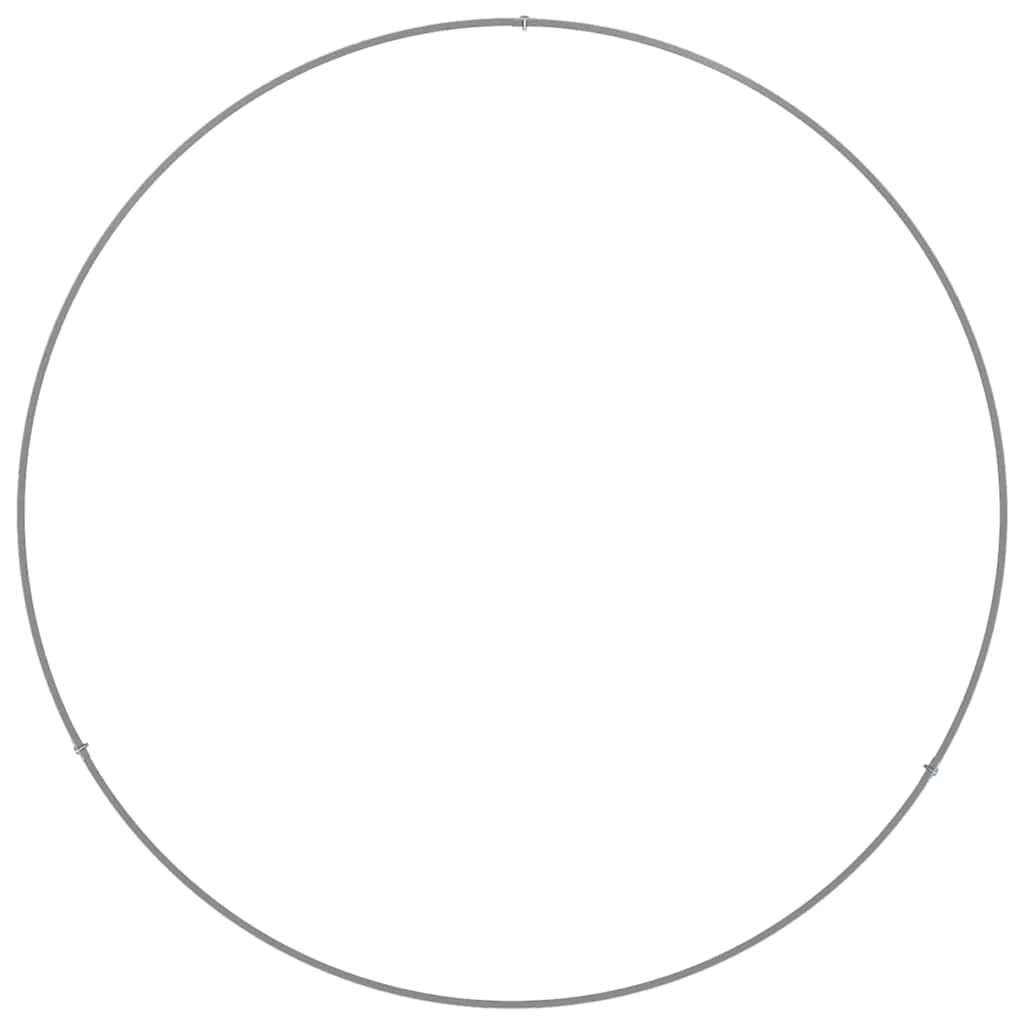 Pflanzenring Silber 80 x 80 x 20 cm Edelstahl