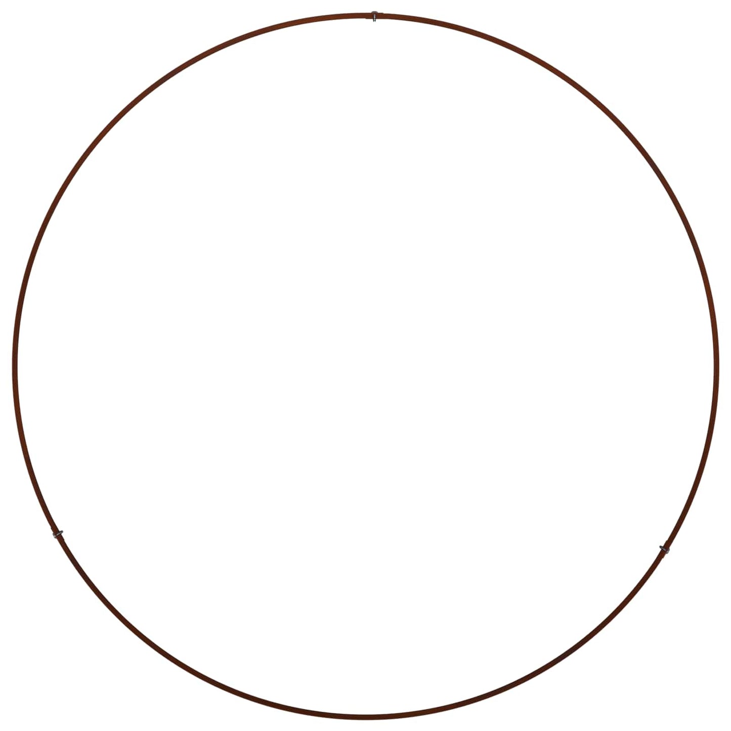 Pflanzenring Braun 80 x 80 x 20 cm Wetterfeststahl